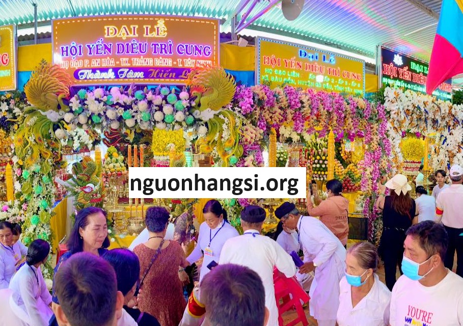 hình ảnh triển lãm tại đại lễ diêu trì cung