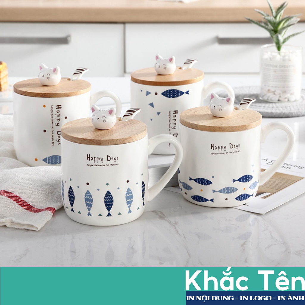 Ly sứ in hình quà tặng linh mục