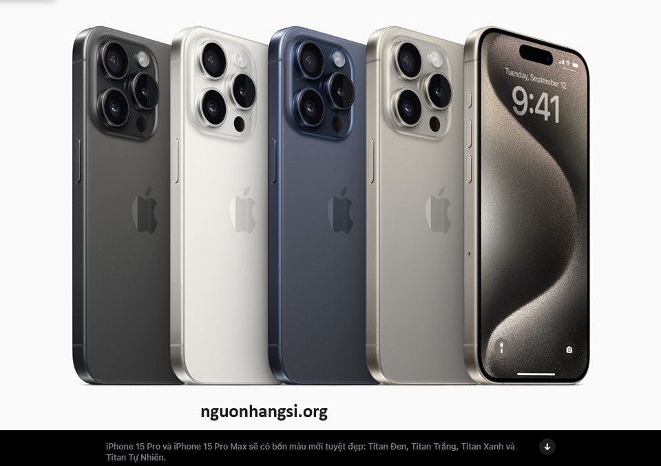iPhone 15 Pro và iPhone 15 Pro Max có mấy màu