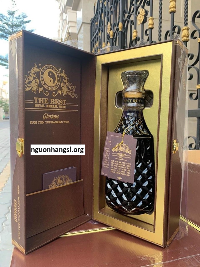 Đệ nhất cung đình tửu Suối Tiên ( the best royal herbal wine) mẫu 2023
